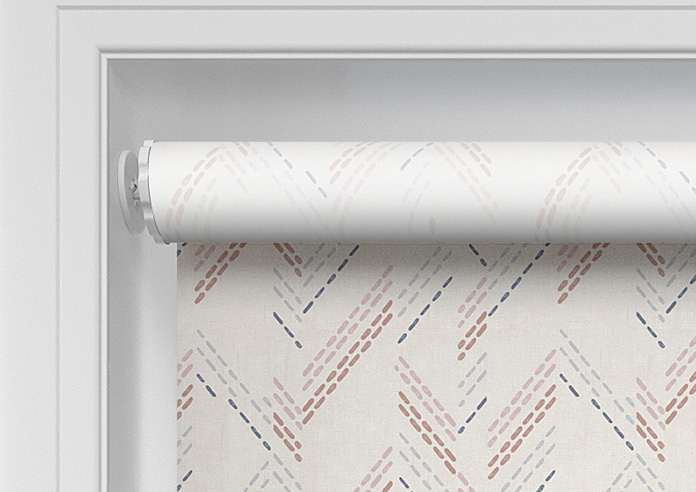 Dashing Zigzags, Pink Hues - Twist&Fit Roller Blind - Image 10